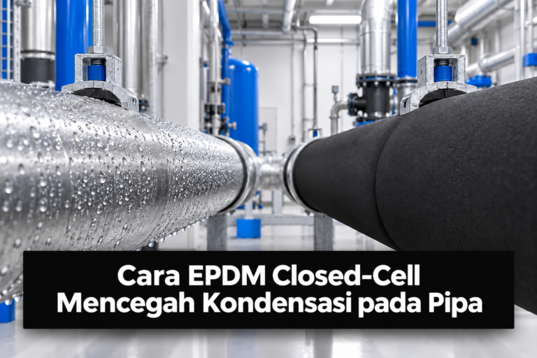Cara EPDM Closed-Cell Mencegah Kondensasi pada Pipa