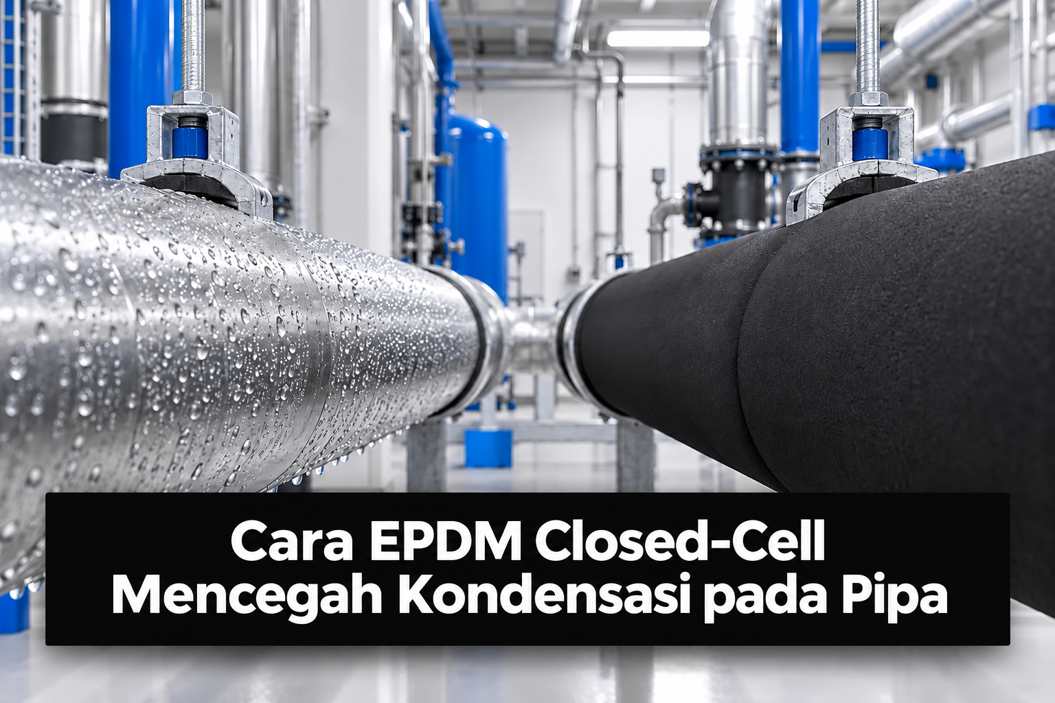Cara EPDM Closed-Cell Mencegah Kondensasi pada Pipa 1 Cara EPDM Closed-Cell Mencegah Kondensasi pada Pipa