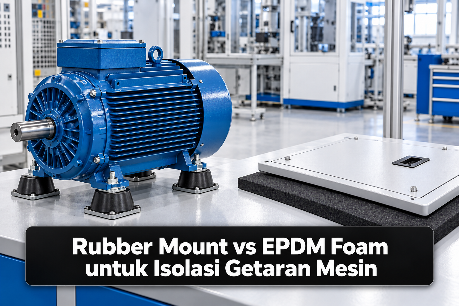 Rubber Mount vs EPDM Foam untuk Isolasi Getaran Mesin