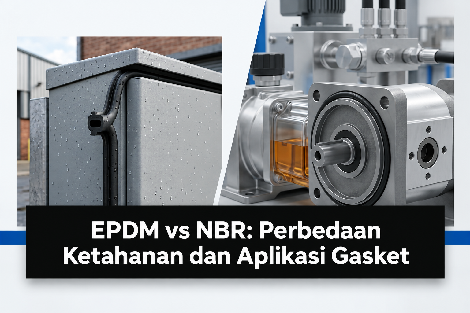 EPDM vs NBR: Perbedaan Ketahanan dan Aplikasi Gasket