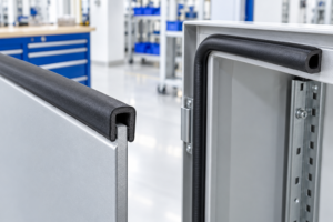Jenis-Jenis EPDM Seal Profile dan Fungsi Kegunaannya dalam Industri 3 Pemasangan EPDM seal profile U dan profil membulat pada panel industri