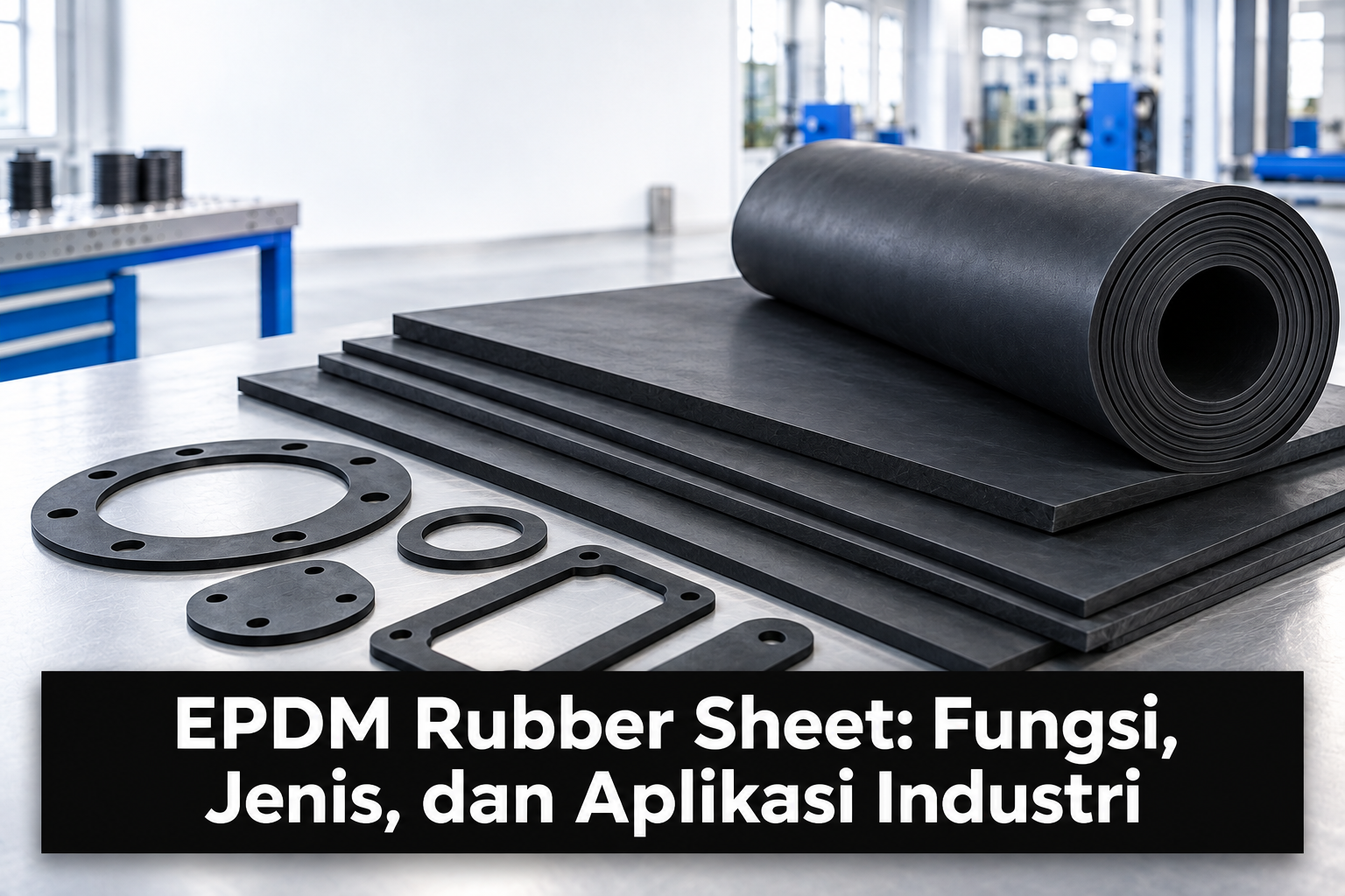 EPDM Rubber Sheet: Fungsi, Jenis, dan Aplikasi Industri 1 EPDM Rubber Sheet: Fungsi, Jenis, dan Aplikasi Industri