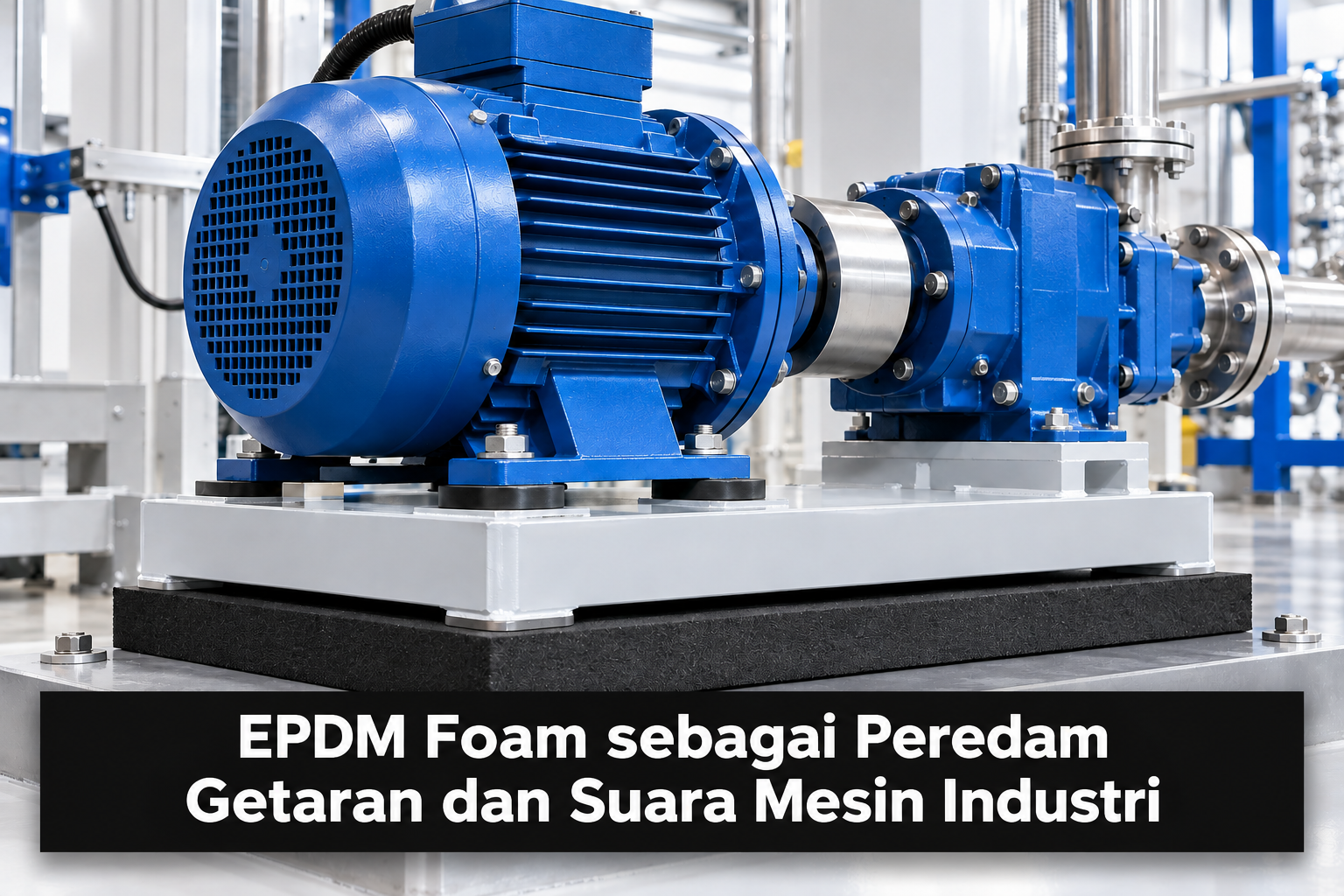 EPDM Foam sebagai Peredam Getaran dan Suara Mesin Industri 1 EPDM Foam sebagai Peredam Getaran dan Suara Mesin Industri