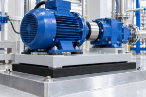 EPDM Foam sebagai Peredam Getaran dan Suara Mesin Industri 2 EPDM foam peredam getaran pada dudukan motor dan pompa industri