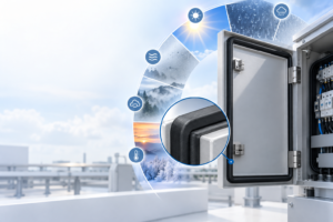 Umur pakai EPDM outdoor pada gasket enclosure industri