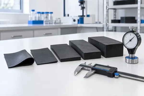 Perbandingan ketebalan EPDM rubber sheet dan tingkat hardness