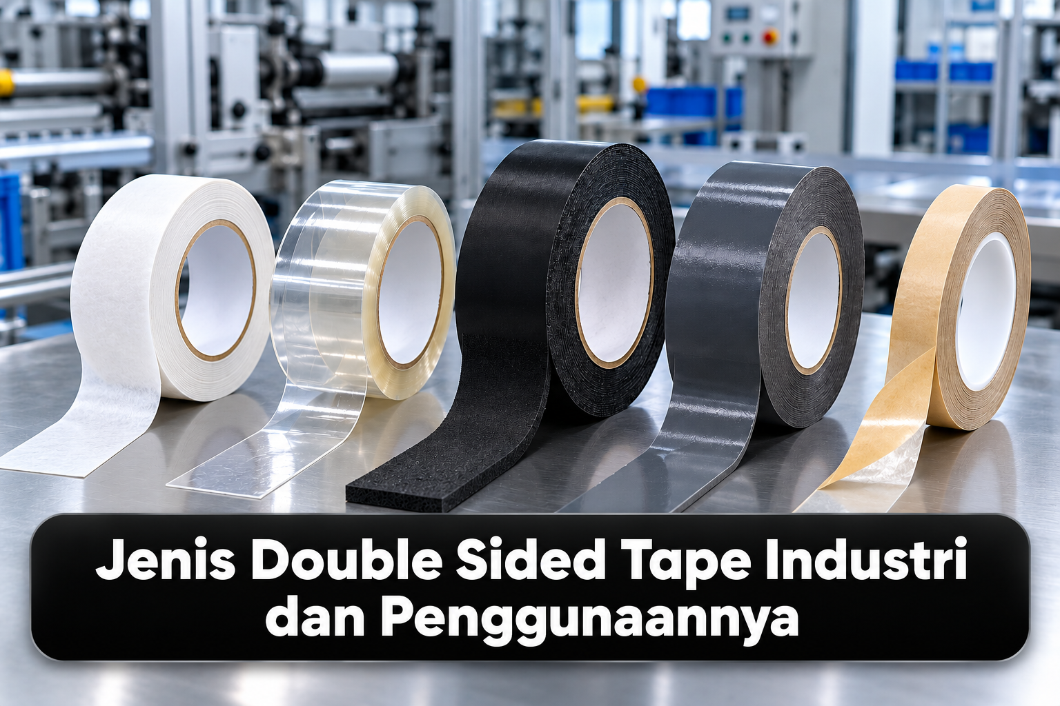 Jenis Double Sided Tape Industri dan Penggunaannya 1 Jenis Double Sided Tape Industri dan Penggunaannya