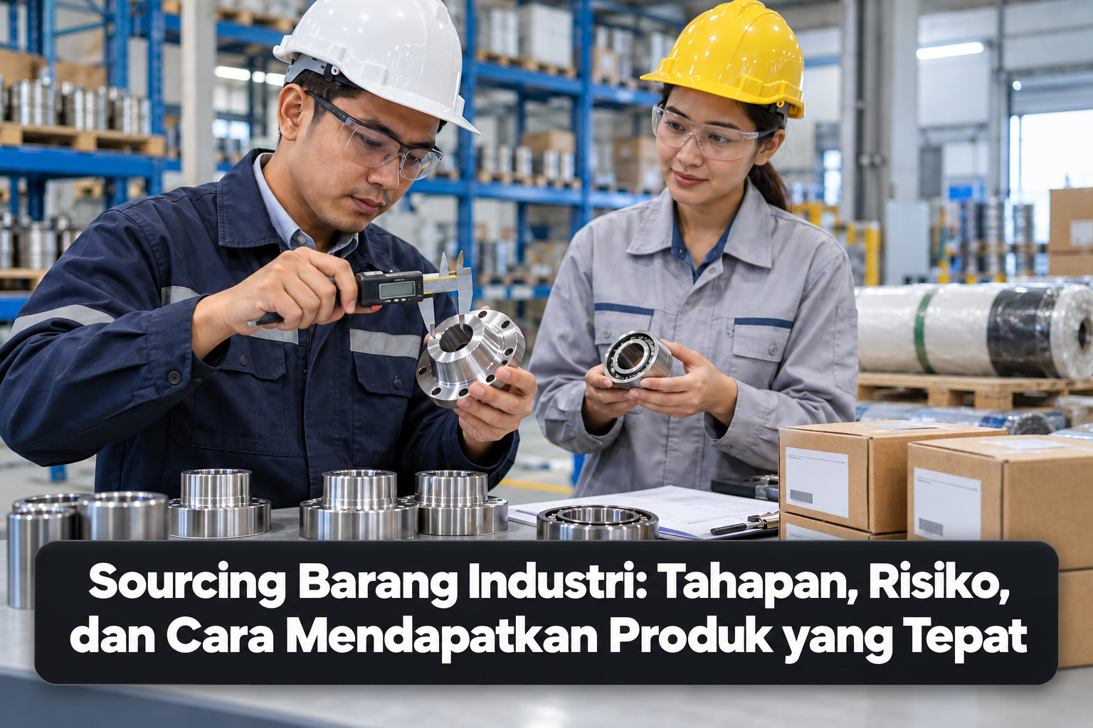 Sourcing Barang Industri: Tahapan, Risiko, dan Cara Mendapatkan Produk yang Tepat