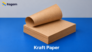 Sampel kertas kraft cokelat untuk bahan kemasan