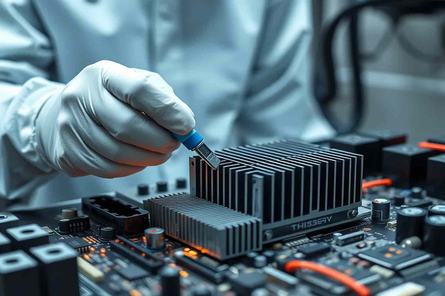 double sided tape tahan panas - Aplikasi Praktis Pemasangan Heatsink dan Komponen Otomotif Elektronik