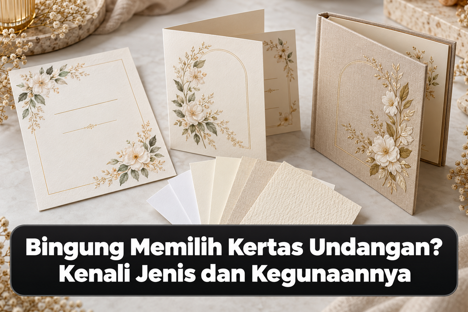 Bingung Memilih Kertas Undangan? Kenali Jenis dan Kegunaannya