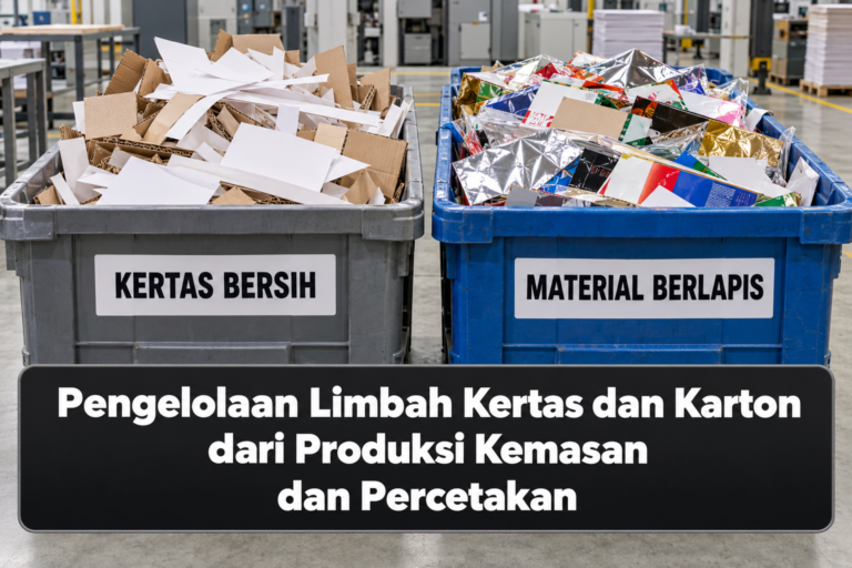 Pengelolaan Limbah Kertas dan Karton dari Produksi Kemasan dan Percetakan