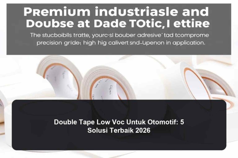 double tape low voc - Double Tape Low Voc Untuk Otomotif: 5 Solusi Terbaik 2026