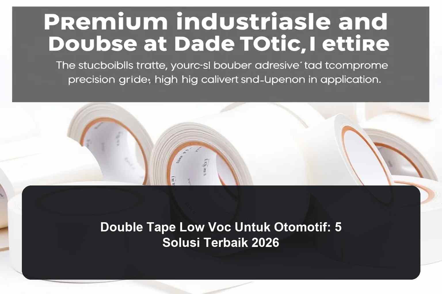 Double Tape Low Voc Untuk Otomotif: 5 Solusi Terbaik 2026 1 double tape low voc - Double Tape Low Voc Untuk Otomotif: 5 Solusi Terbaik 2026