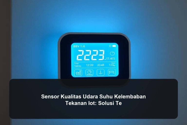 sensor kualitas udara - Sensor Kualitas Udara Suhu Kelembaban Tekanan Iot: Solusi Te